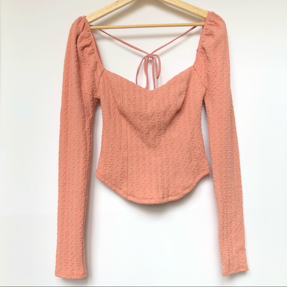 ✨LIKE NEW✨ Free People Knit Corset Sweatheart Top